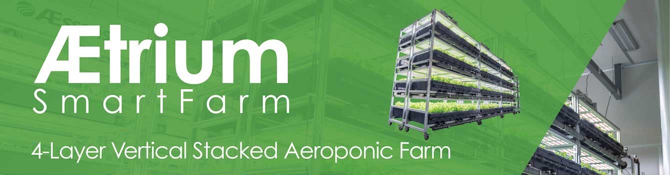 AEtrium SmartFarm 4-Layer Vertical Stacked Aeroponic System