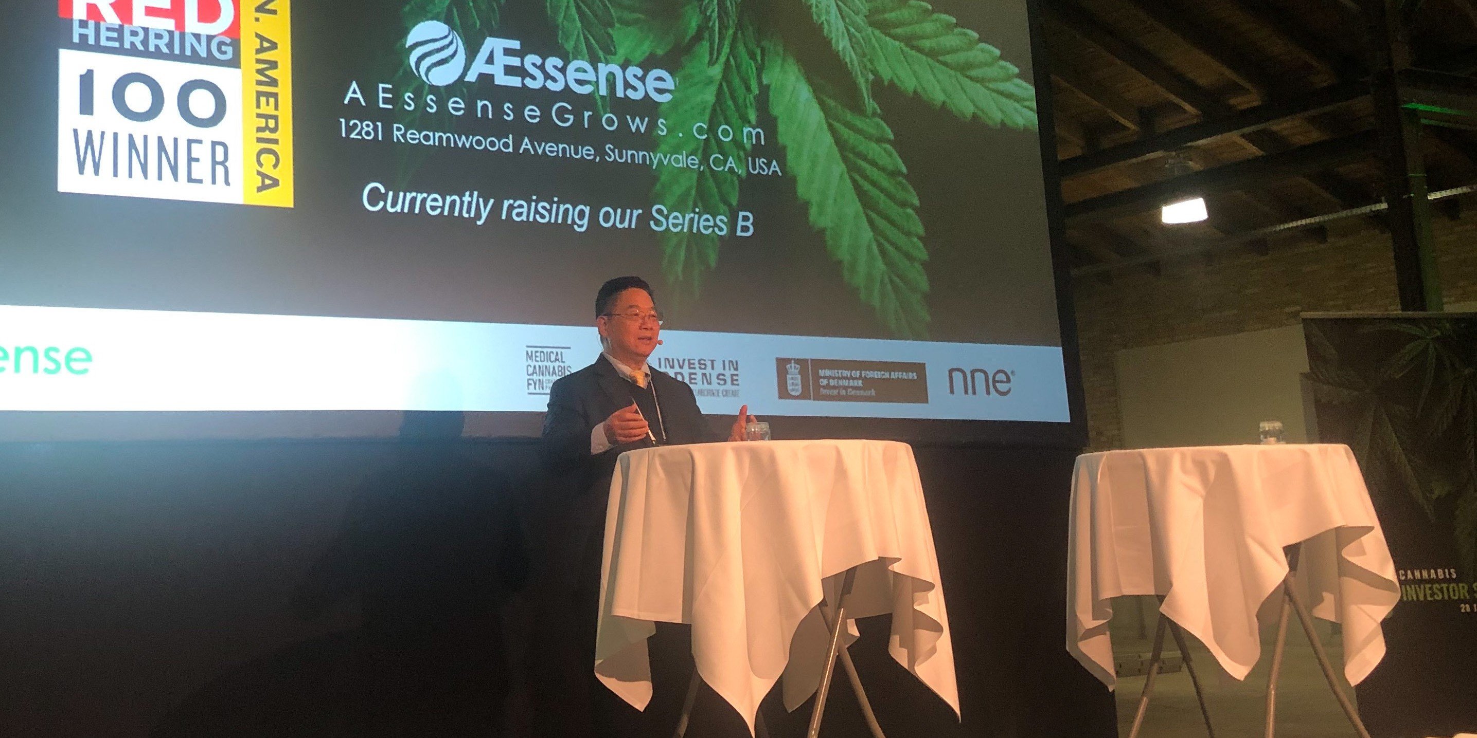 AEssenseGrows CEO Robert Chen Delivers Keynote at Cannabis Investor Summit in Denmark